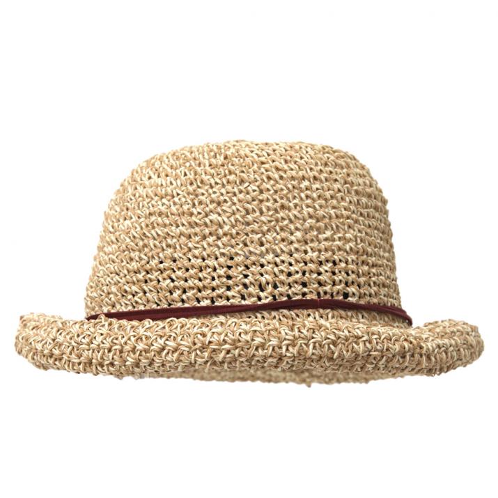 ワックスコード巻きPコマ編み