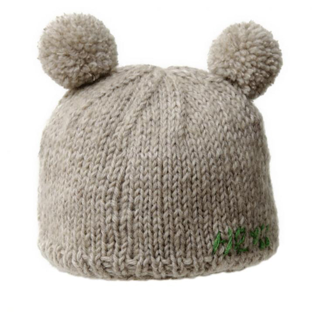 ポン耳付き裏フリースニット