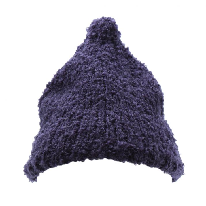 ブークレ糸ドングリ帽