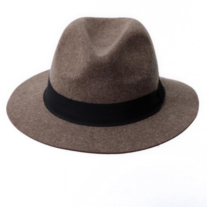 帯有ツバ広中折