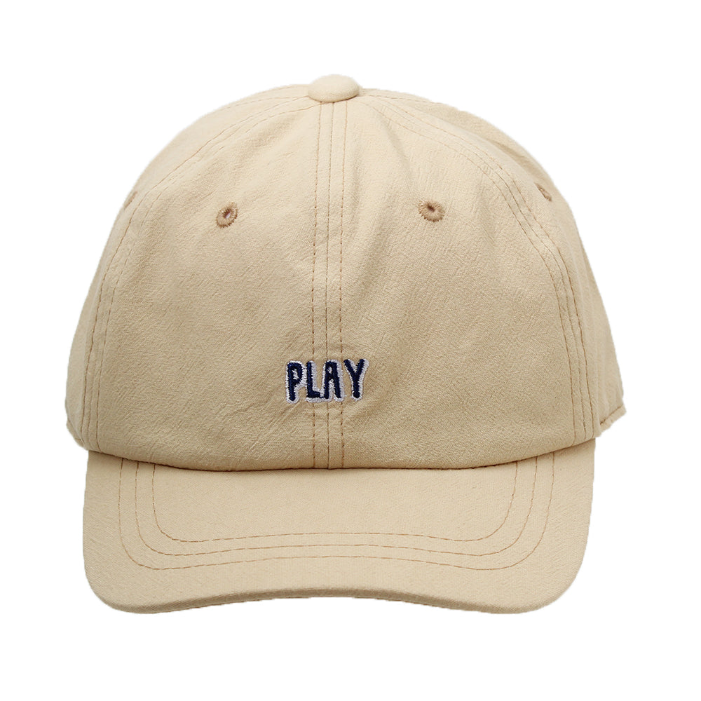 PLAY刺繍スタイルローキャップ