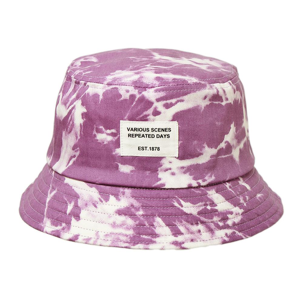 タイダイワッペンバケットハット