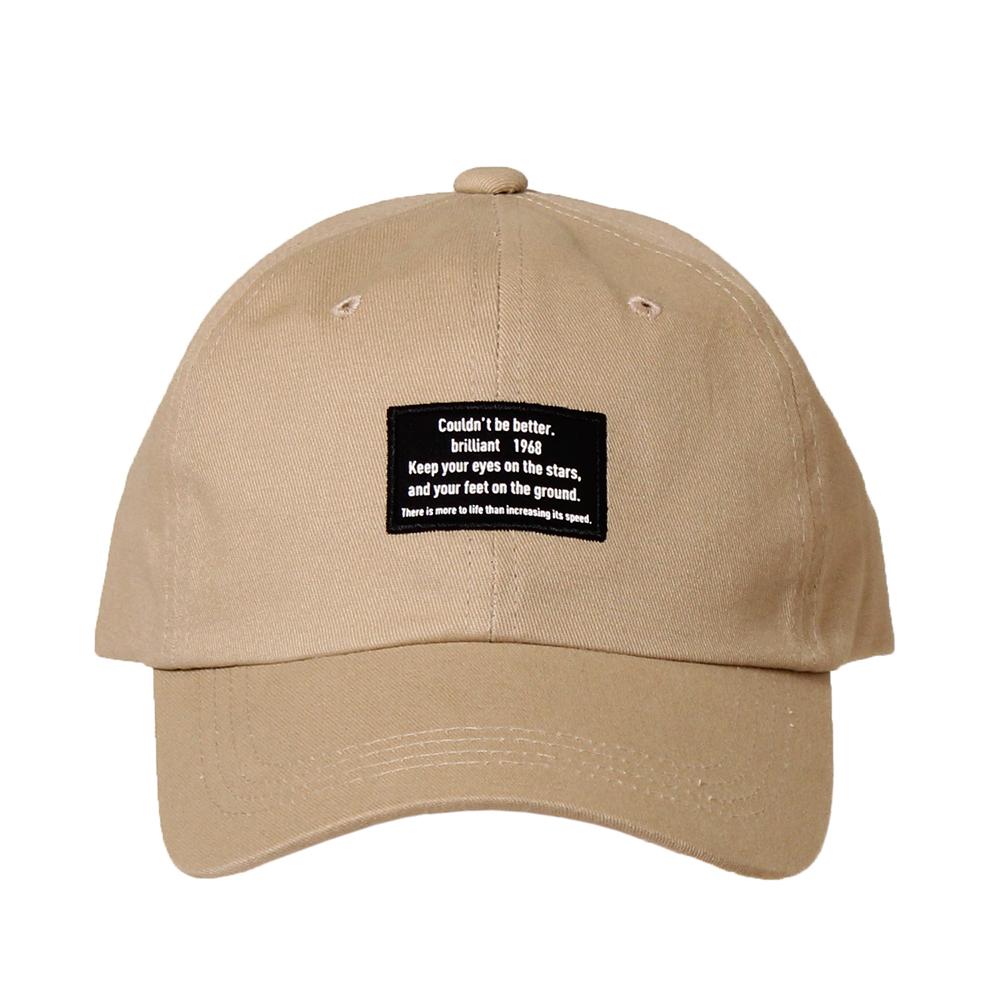 フロントタグツイルキャップ