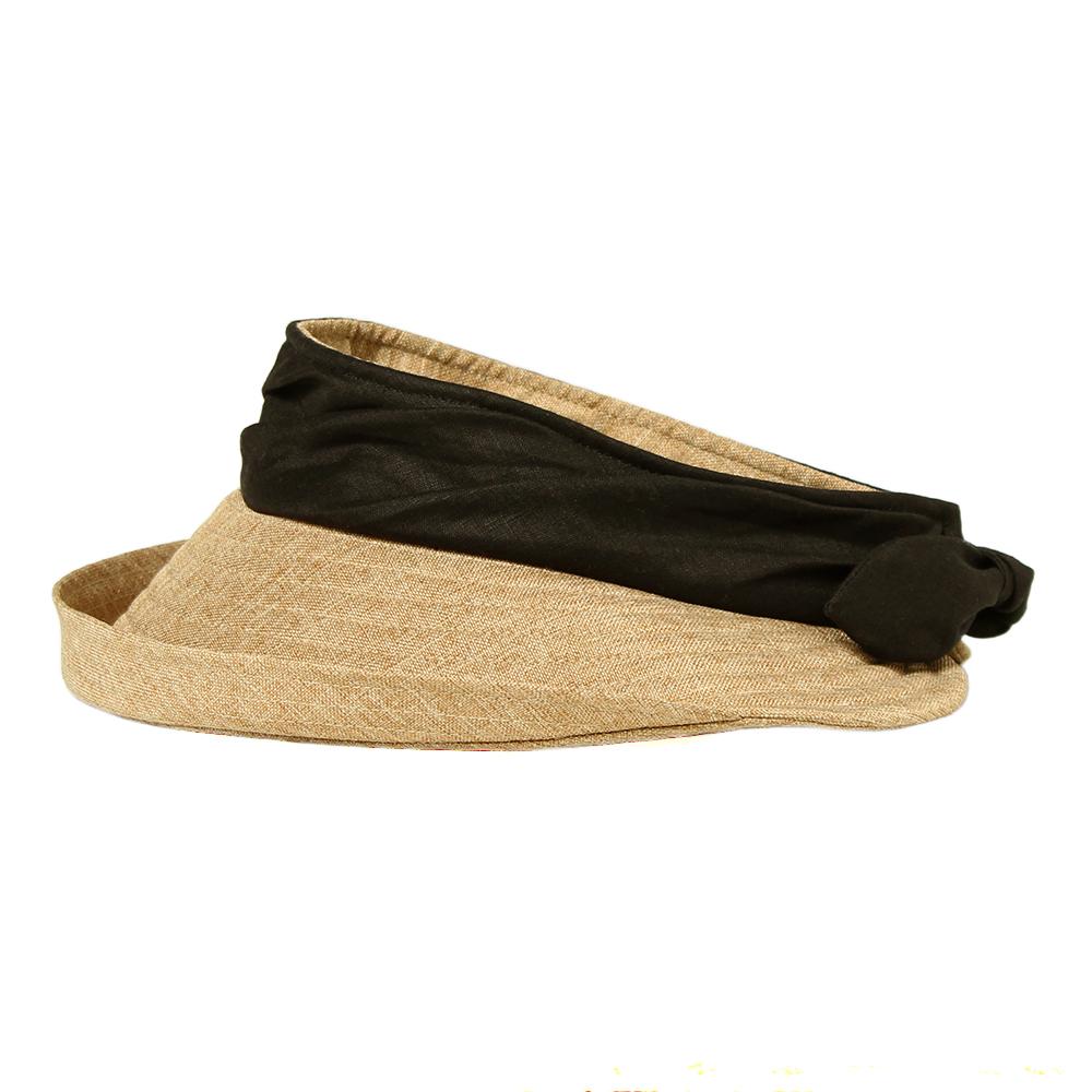 ポリジュートエッジアップサンバイザー