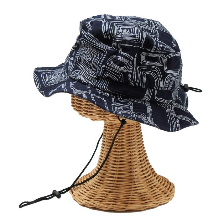 サークル柄ウォッシュサファリ