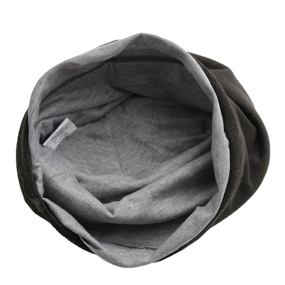 レイヤードゆったりニット帽