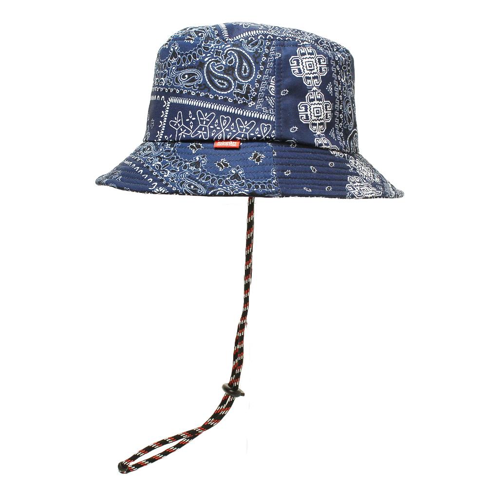 撥水ペイズリーバケットハット