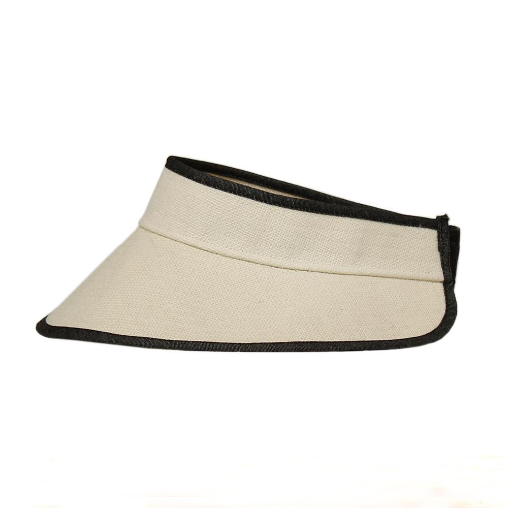 ジュートパイピングサンバイザー