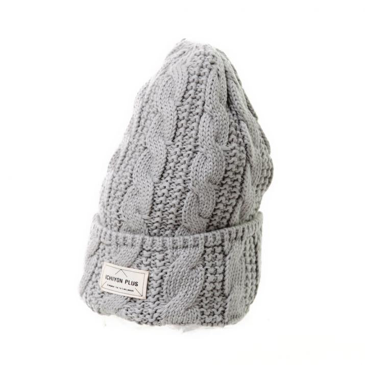 14タグケーブル編み綿糸ニット