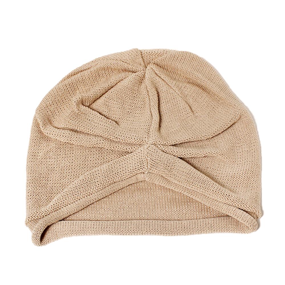 コットンロールアップタックニット