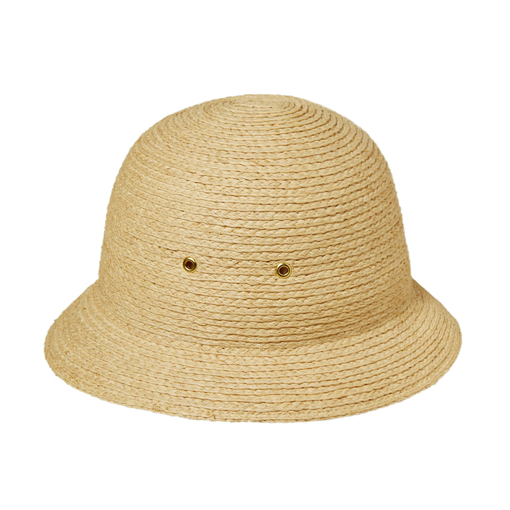 ラフィアブレード ハトメ付メトロハット