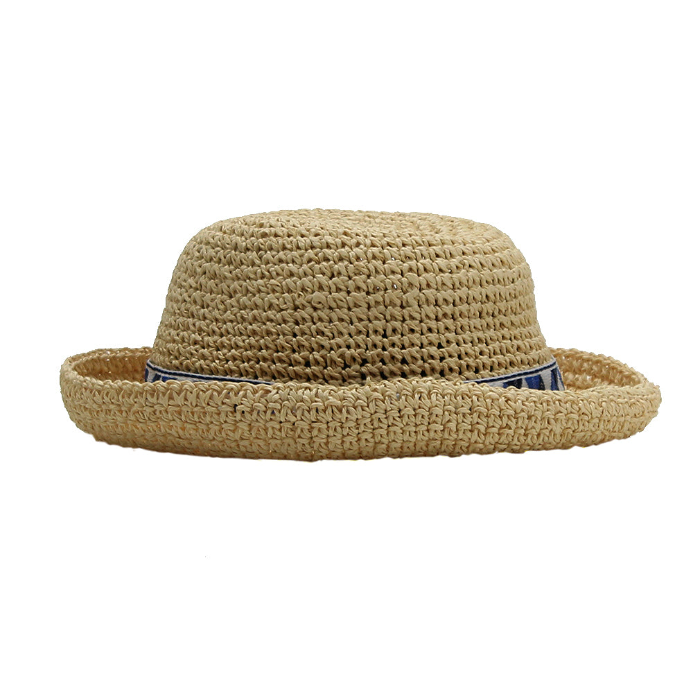 ペーパ細編みチロリアン巻セーラー