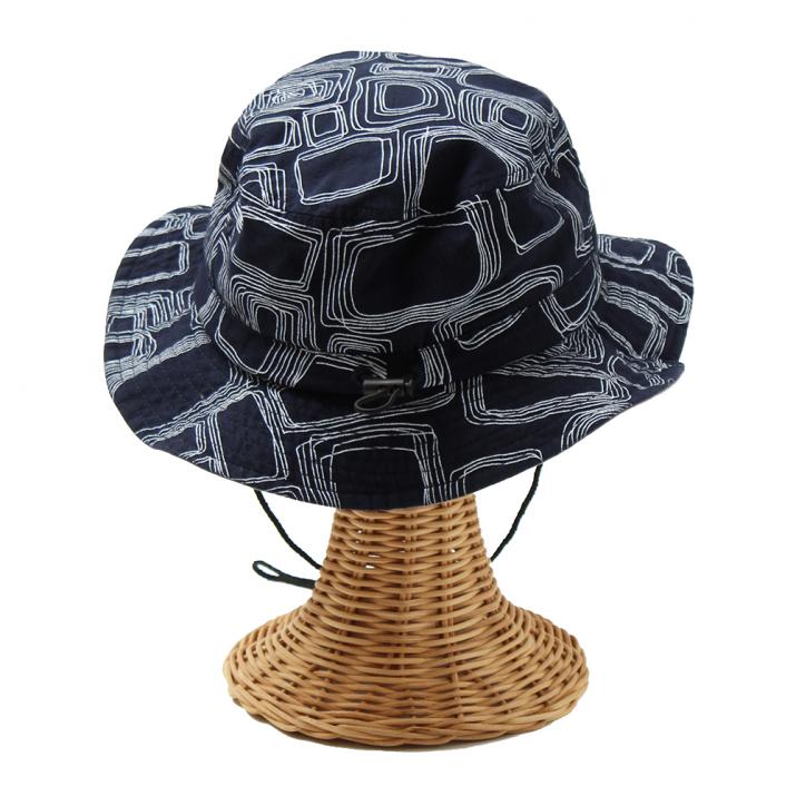 サークル柄ウォッシュサファリ