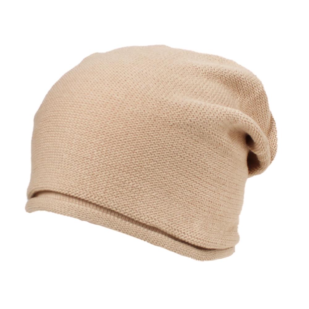 コットンロールアップタックニット