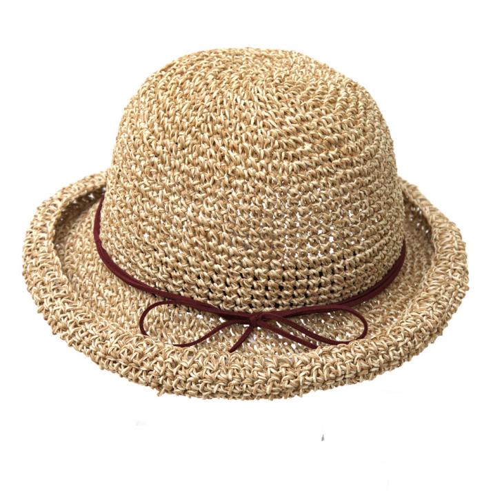 ワックスコード巻きPコマ編み