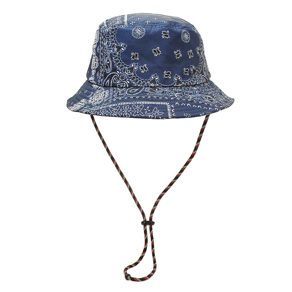 撥水ペイズリーバケットハット