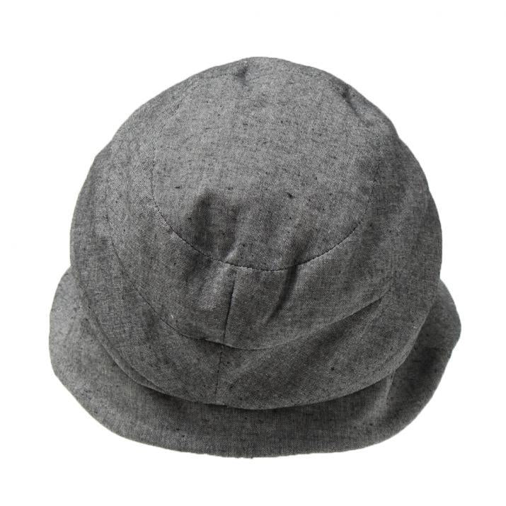 インディゴコットン小つばクロッシェ