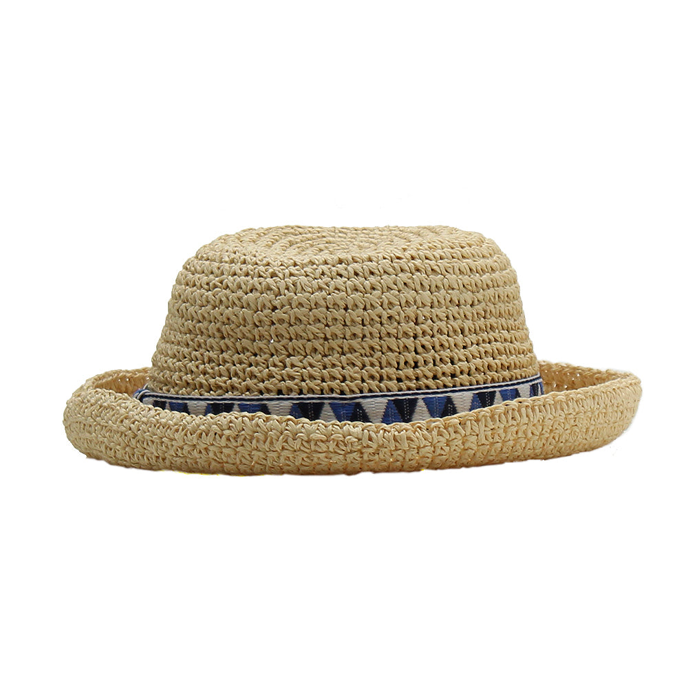 ペーパ細編みチロリアン巻セーラー