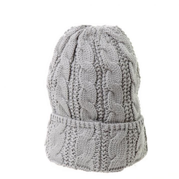 14タグケーブル編み綿糸ニット