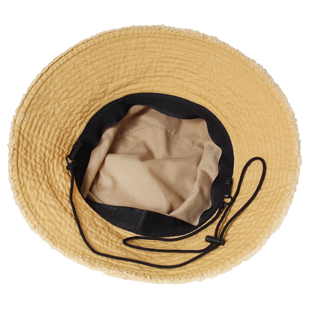 フリンジ紐付きウォッシュハット