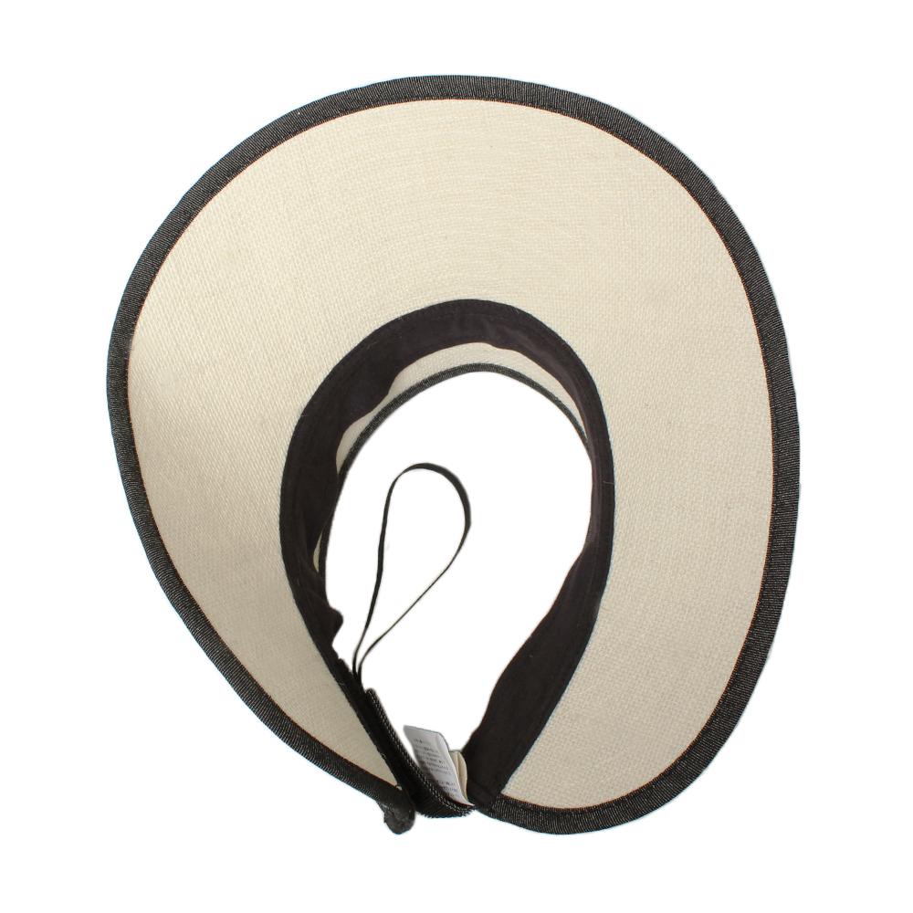 ジュートパイピングサンバイザー