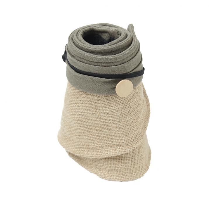 ジュート麻バックリボンサンバイザー