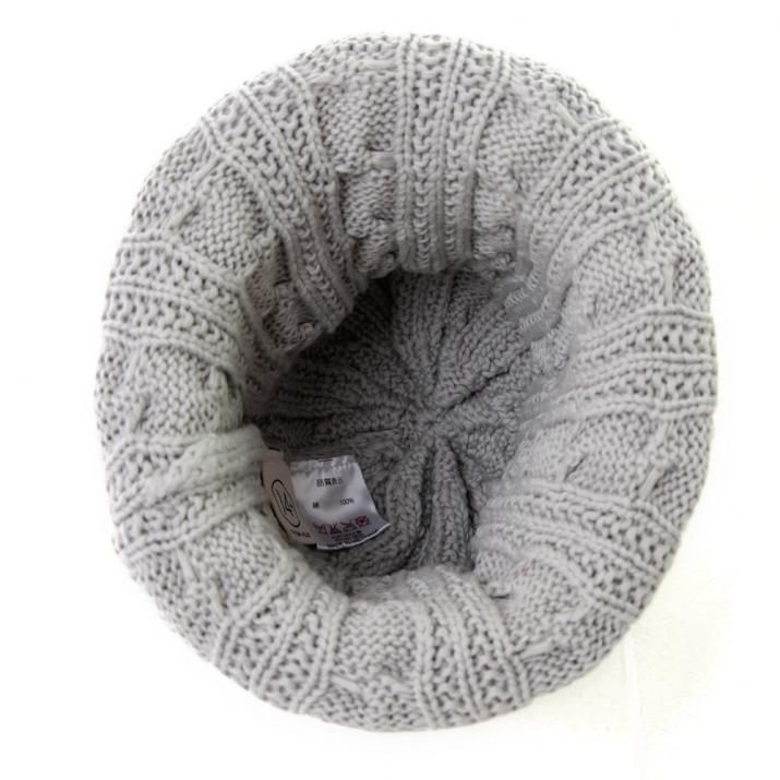 14タグケーブル編み綿糸ニット