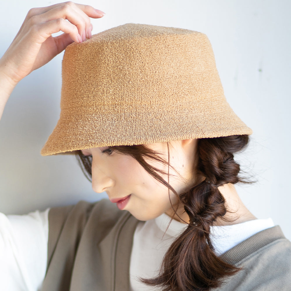 パイル風バケットハット