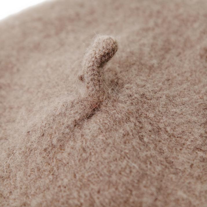 多色展開シンプルフェルトベレー