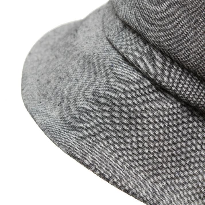 インディゴコットン小つばクロッシェ