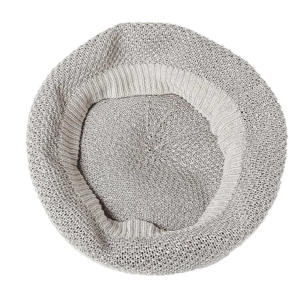 鹿の子リブ付ベレー