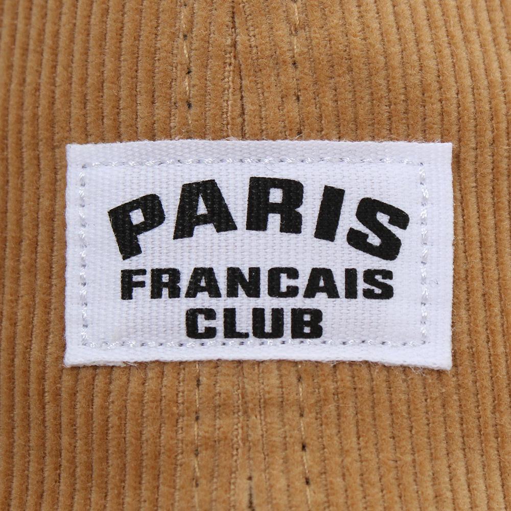 PARISタグコーデュロイキャップ