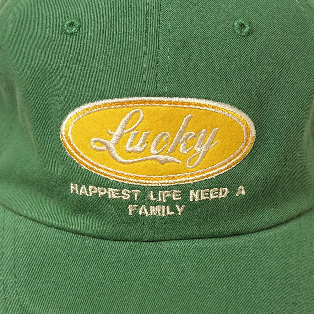 LUCKYワッペンダメージキャップ