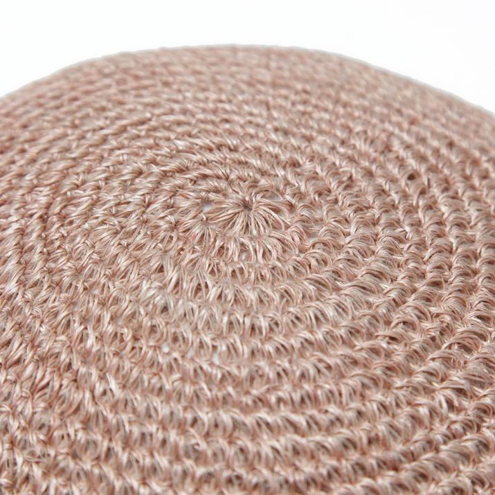 麻サーモ糸のつば広