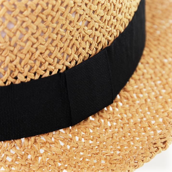 こま編みサマーハット