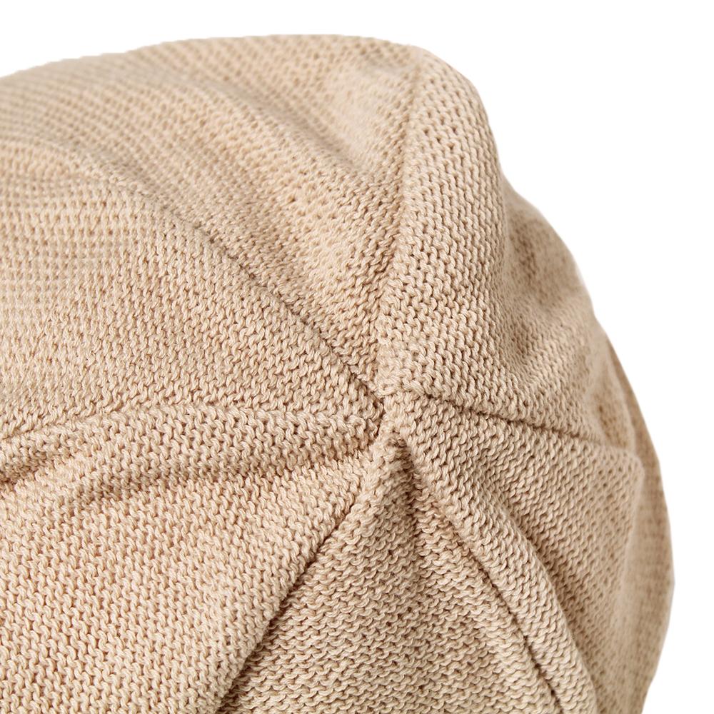 コットンロールアップタックニット