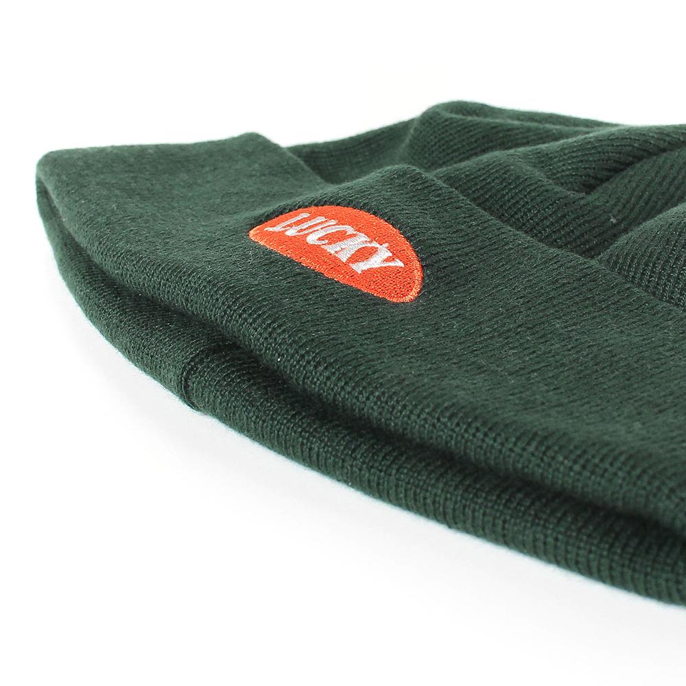 綿アクリル刺繍入浅めワッチ