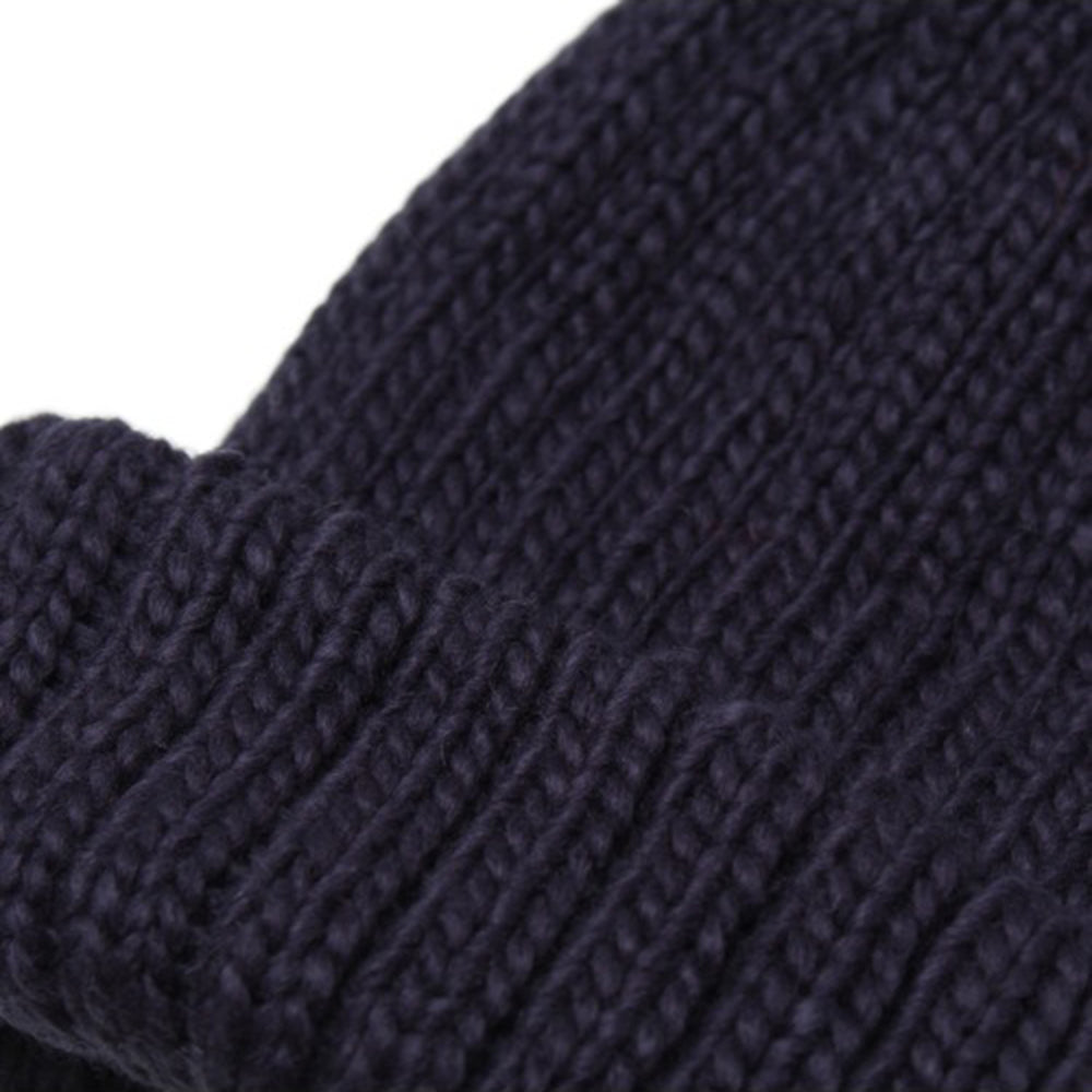 リブ編みシンプル正ちゃん帽