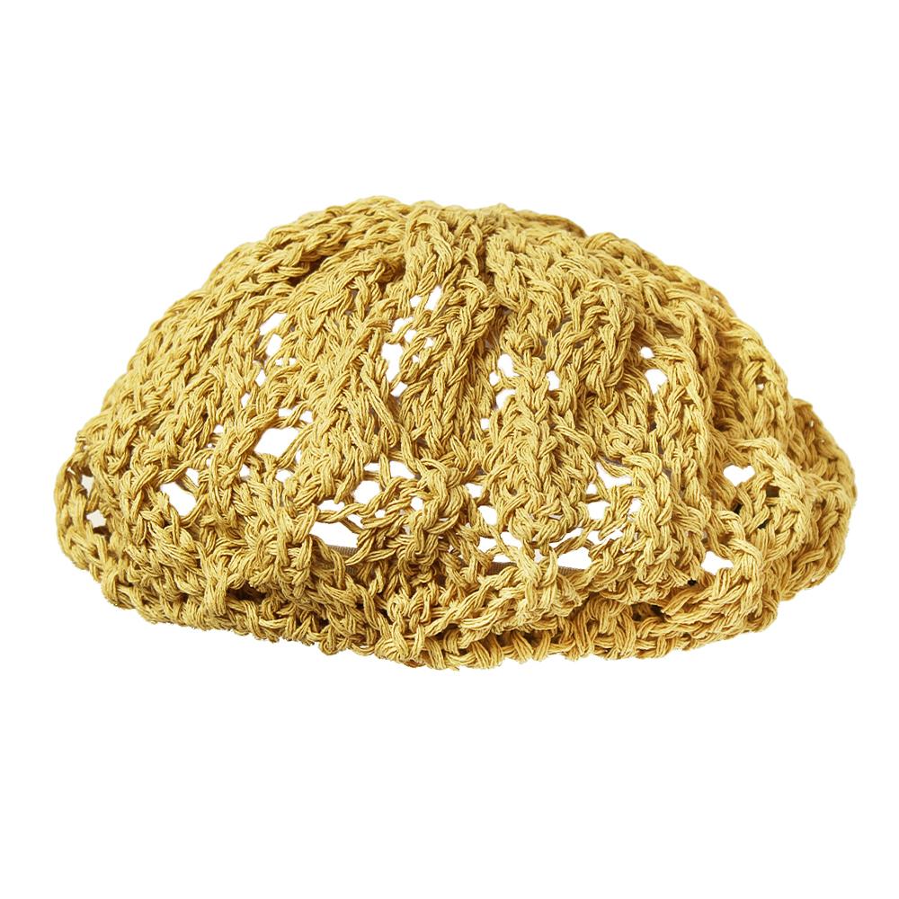 ペーパー透かし編みベレー