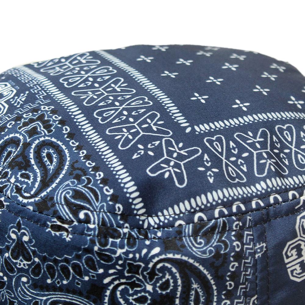 撥水ペイズリーバケットハット