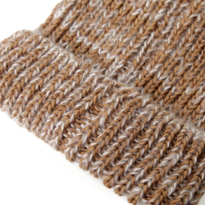 ホワイトミックスニットワッチ