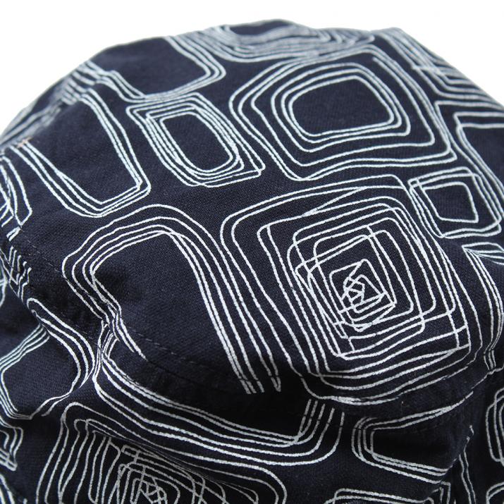 サークル柄ウォッシュサファリ