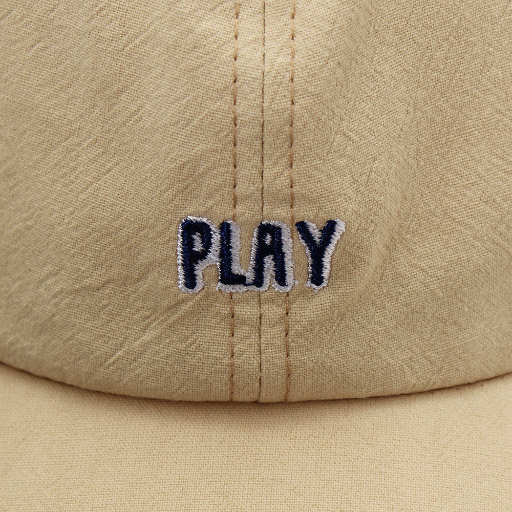 PLAY刺繍スタイルローキャップ