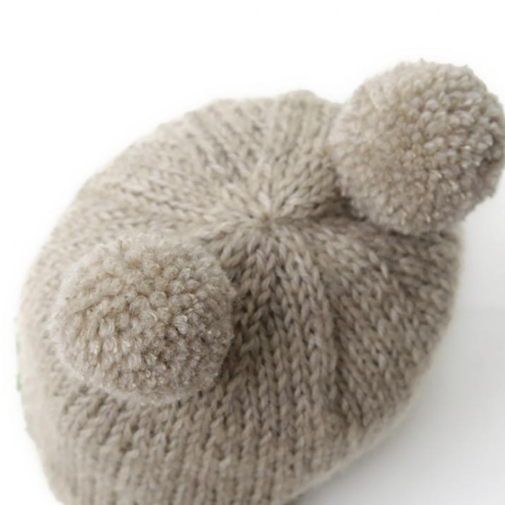 ポン耳付き裏フリースニット