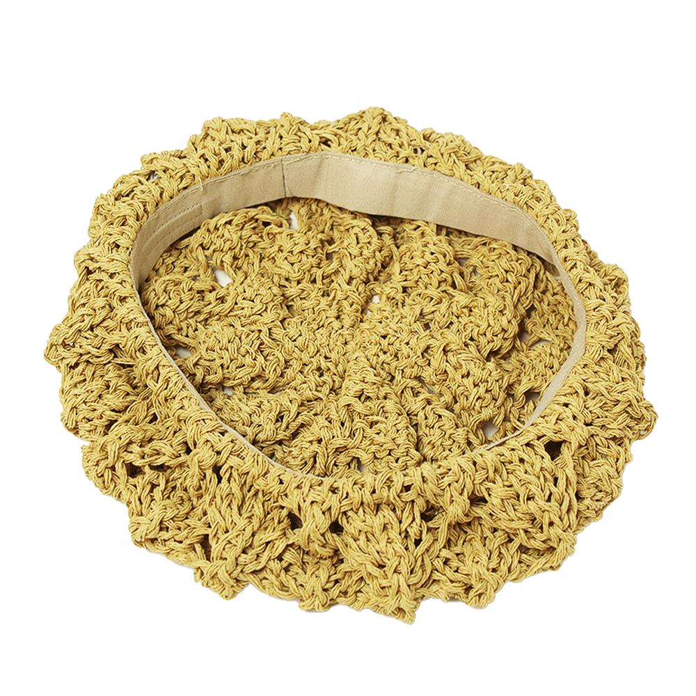 ペーパー透かし編みベレー