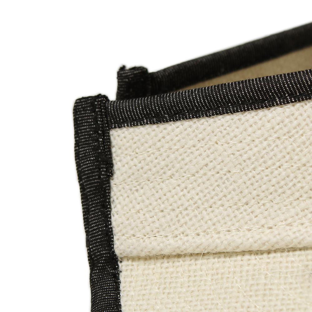 ジュートパイピングサンバイザー