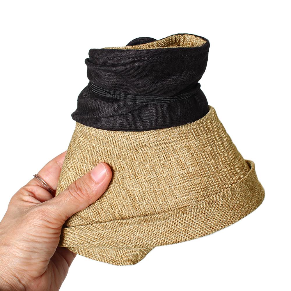 ポリジュートエッジアップサンバイザー