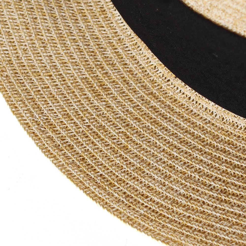 ペーパーリボン付カンカン帽