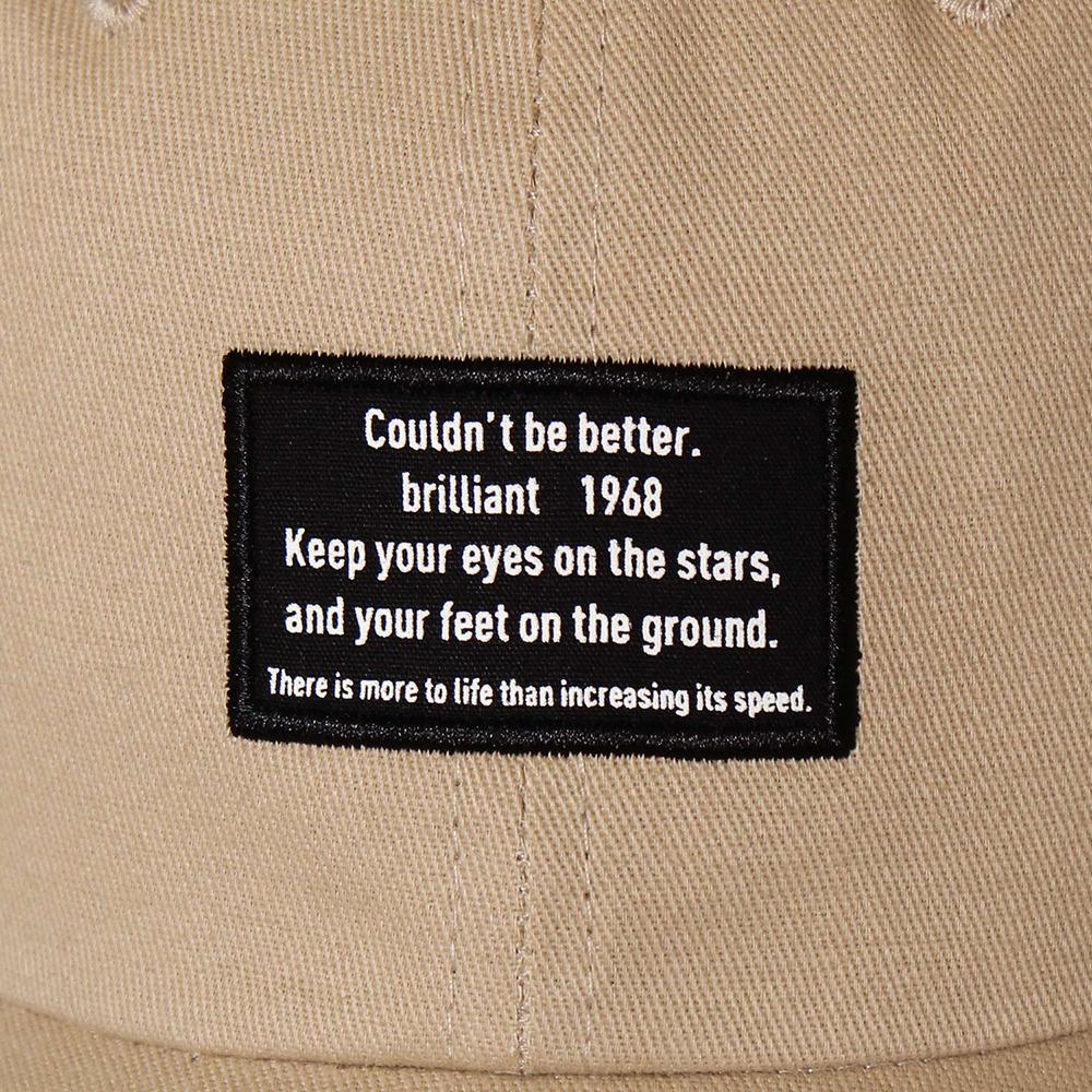 フロントタグツイルキャップ