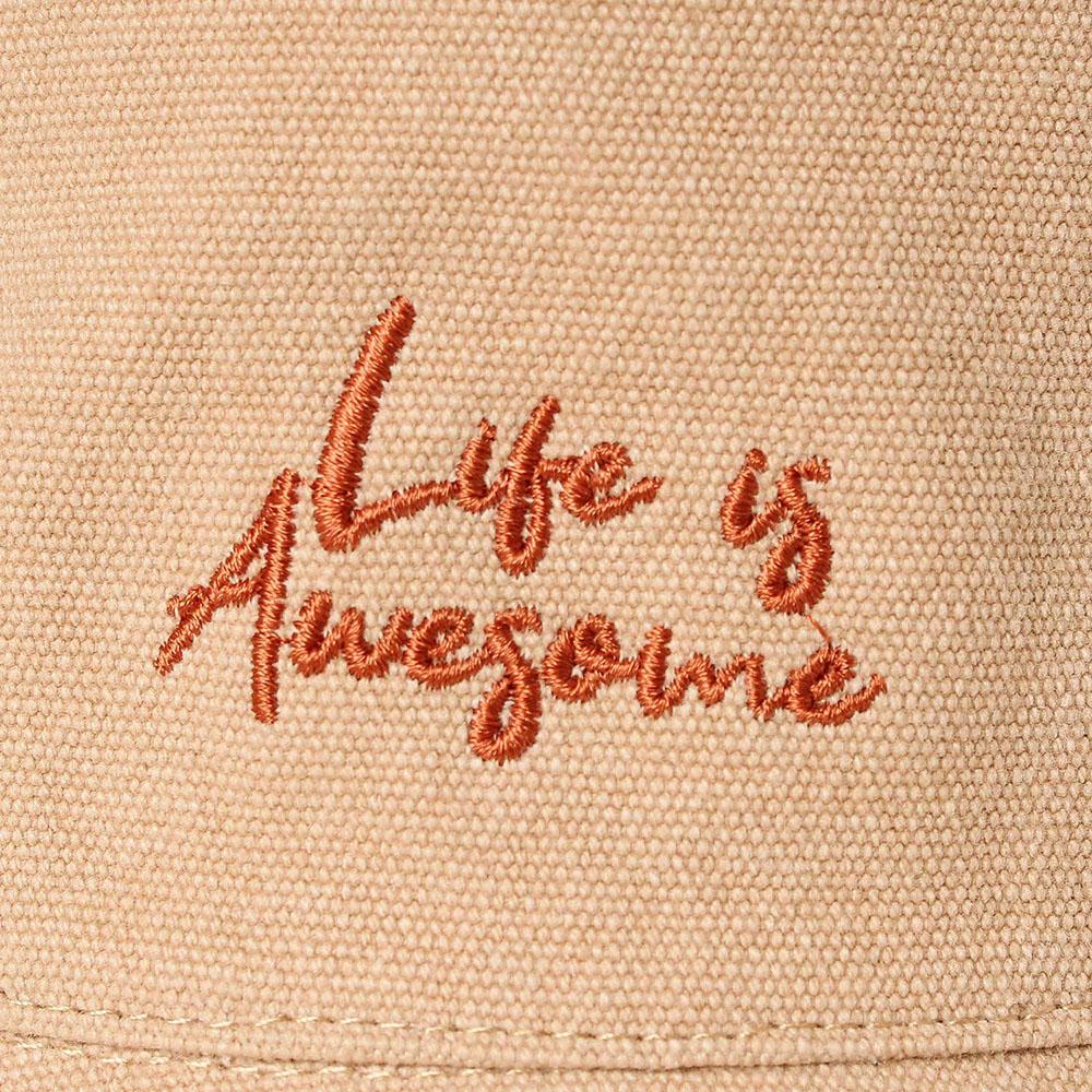 キャンパス刺繍バケハ